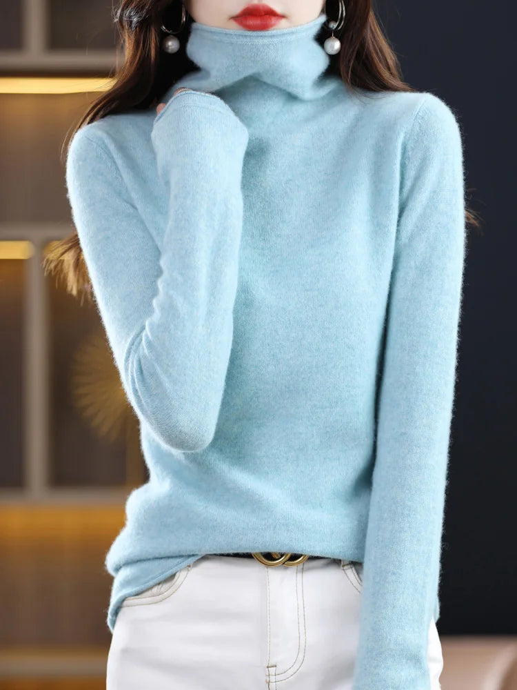 WW | Pullover aus Woll mit Rollkragen