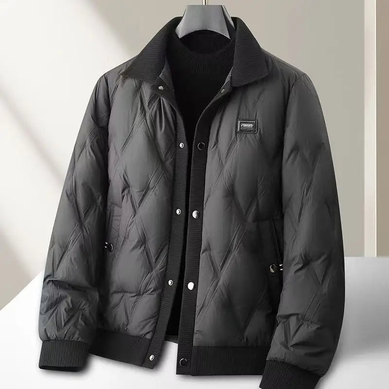 WW | Gepolsterte Steppjacke - Lässiger Schnitt mit geripptem Kragen und Manschetten