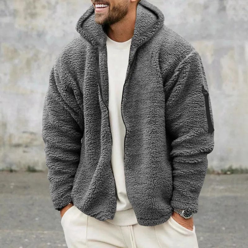 WW | Men's hooded fleece jacket