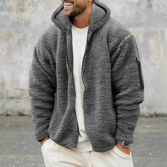 WW | Men's hooded fleece jacket