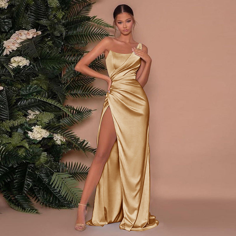 WW | Elegante Satin Abendkleid