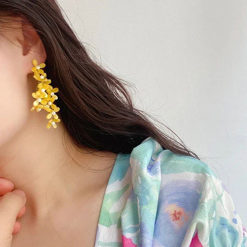 WW | Pearl Blossom Earrings