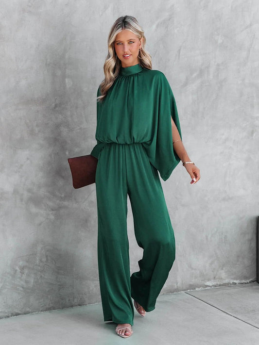 WW | Fließender Eleganter Jumpsuit Weitbein