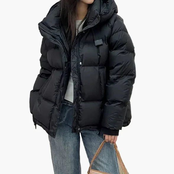 WW | Winter Steppjacke mit Kapuze - Modische Outdoorjacke, Freizeit & Alltag