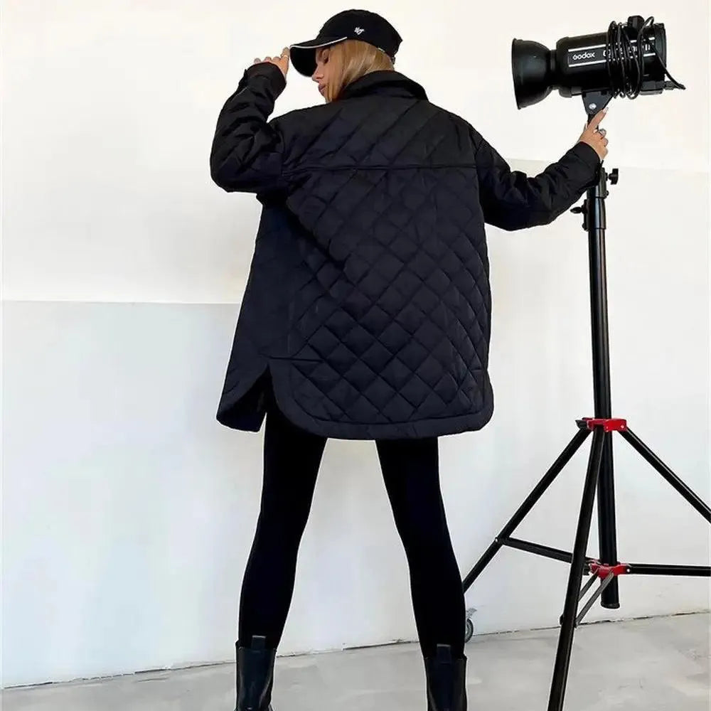 WW | Jacke Stylisch Druckknopfverschluss, Geräumige Taschen Ideal für Den Herbst