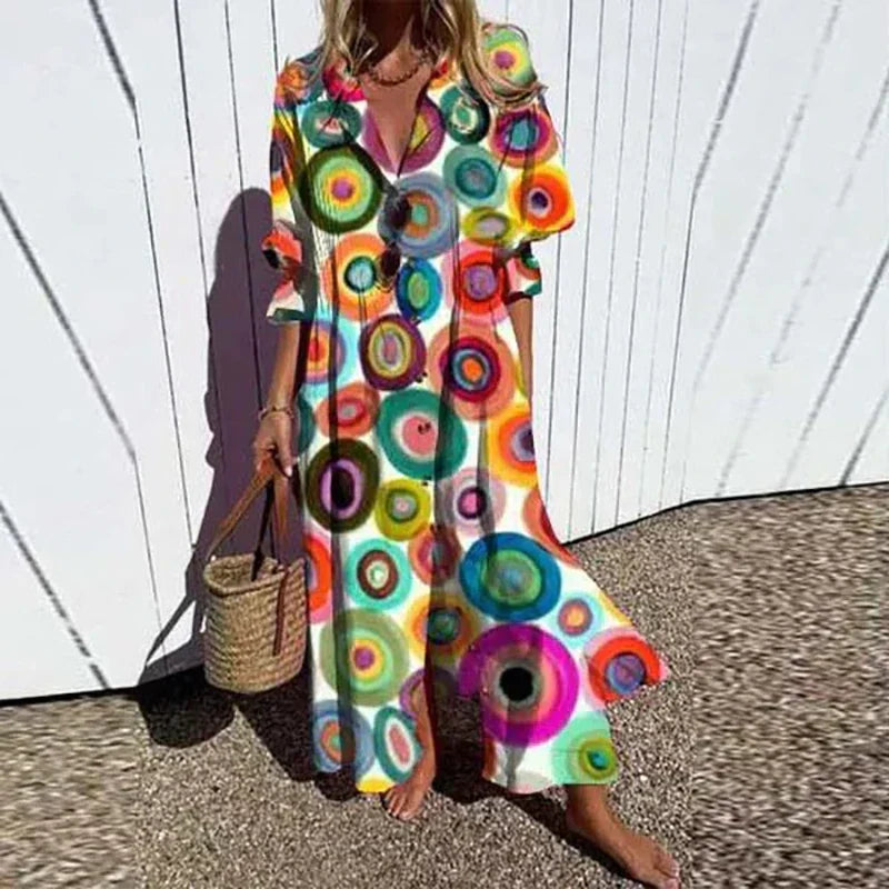 Jessy | Luxuriöses Boho-Maxikleid (Fast ausverkauft)