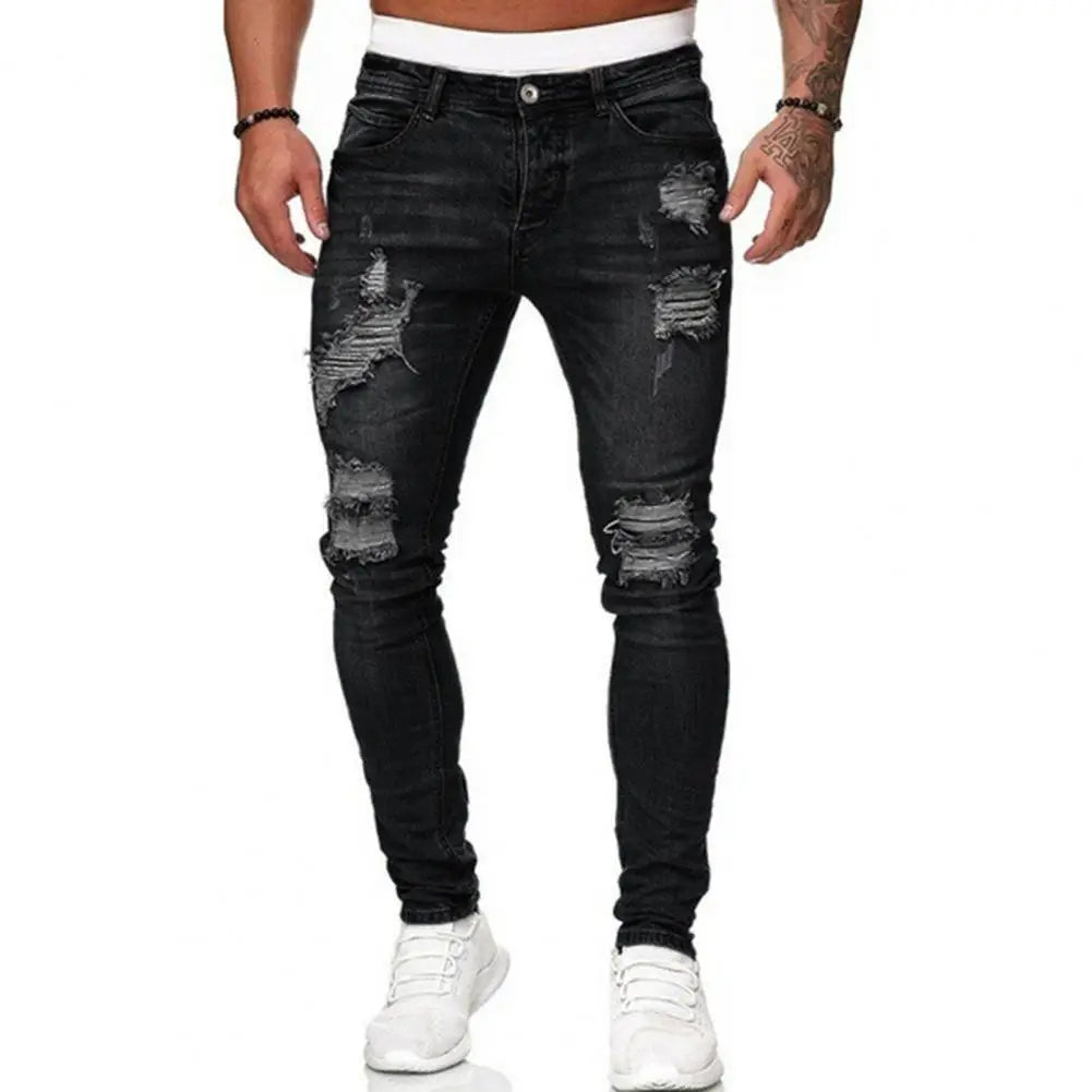 WW | Men's Ripped Denim Jeans
