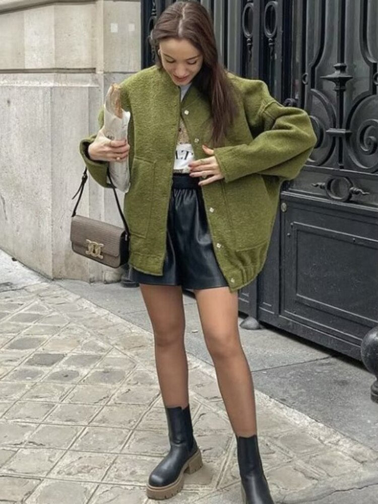 WW | Elegant Wool Coat for Women