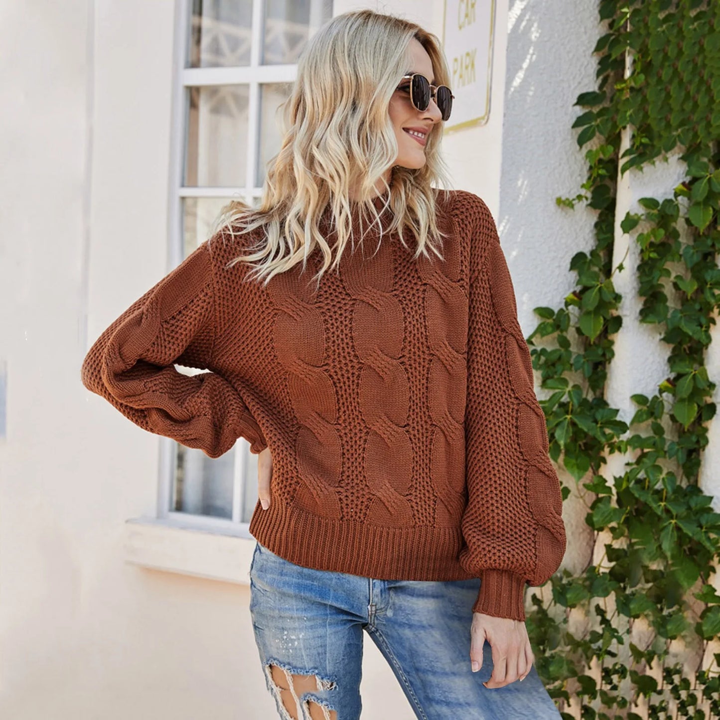 WW | Lässiger und Stilvoller Strickpullover