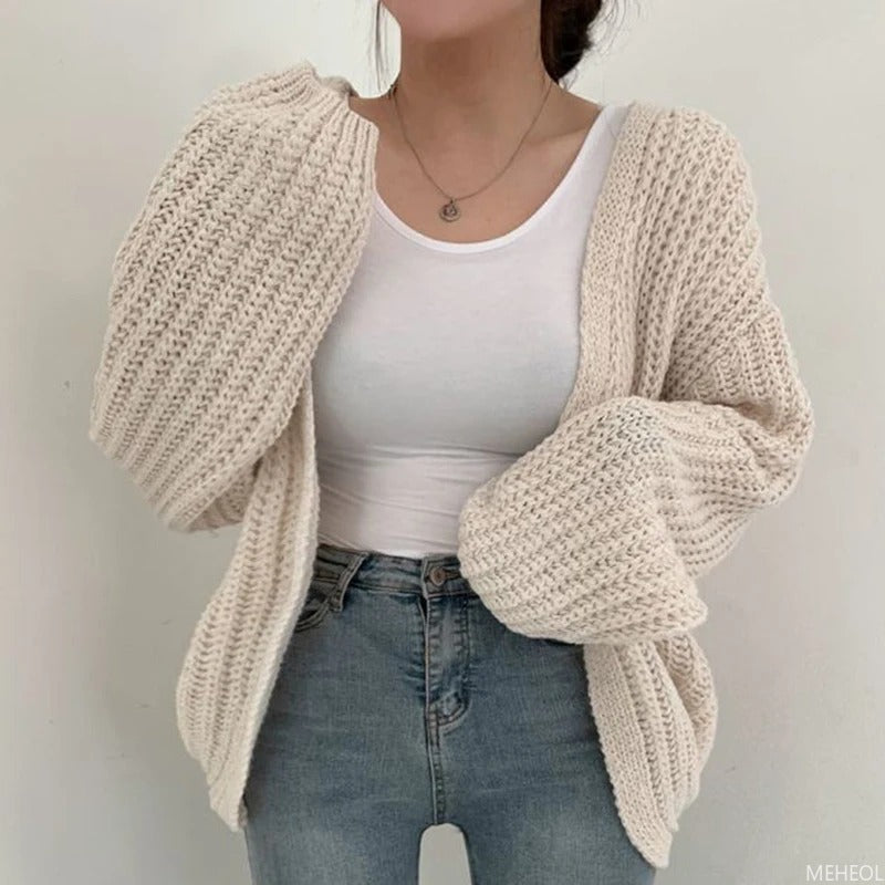 WW | Oversized chunky knit cardigan