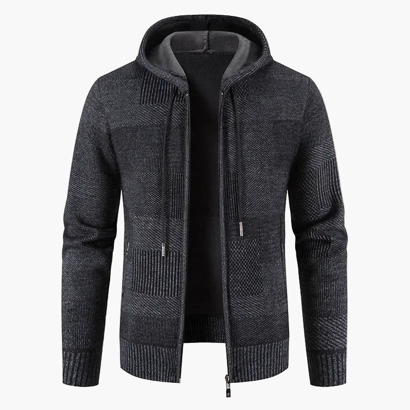 WW | Strickjacke mit Kapuze - Modische Winterjacke für Alltag und Freizeit