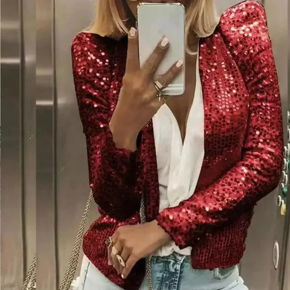 WW | Eleganter Abendblazer mit Pailletten