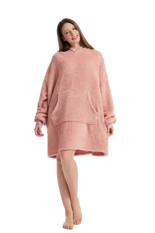 WW | Women's Winter Hoodie Fleece Blanket
