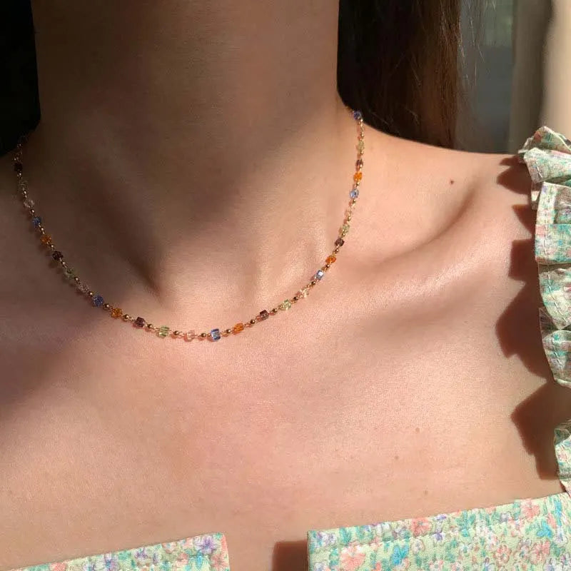 WW | Elegant Natural Gemstone Necklace