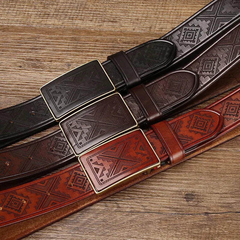 WW | Gürtel Mit Einzigartigem Design Für Jedes Outfit Aus Rindleder