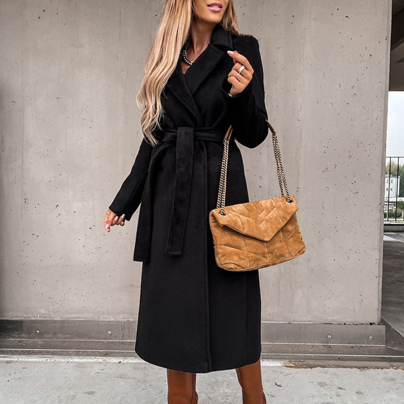 WW | Elegant Wool Coat for Women
