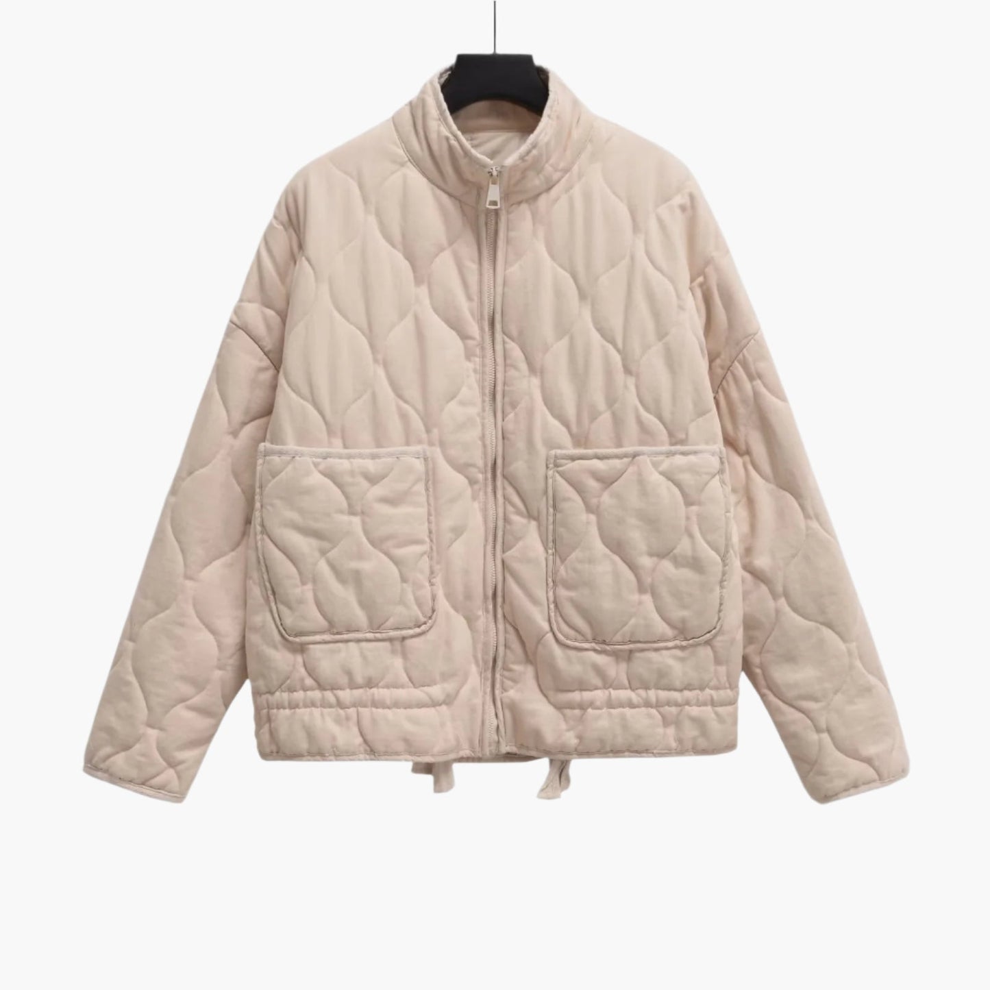 WW | Oversize Steppjacke mit Taschen und Reißverschluss - Modische Winterjacke 2024