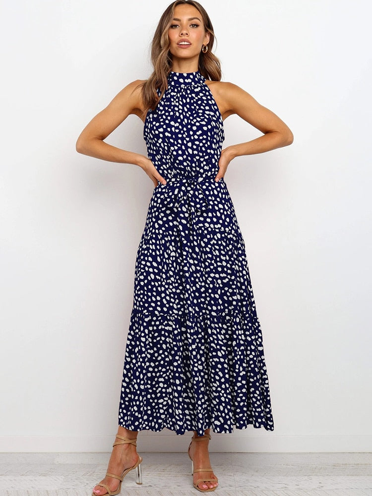 WW | Polka Dot Halter Dress