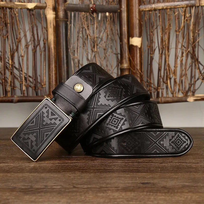 WW | Gürtel Mit Einzigartigem Design Für Jedes Outfit Aus Rindleder