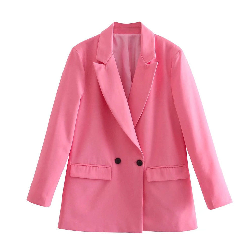 WW | Elegant Double-Breasted Blazer for Women
