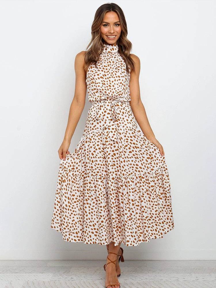 WW | Polka Dot Halter Dress