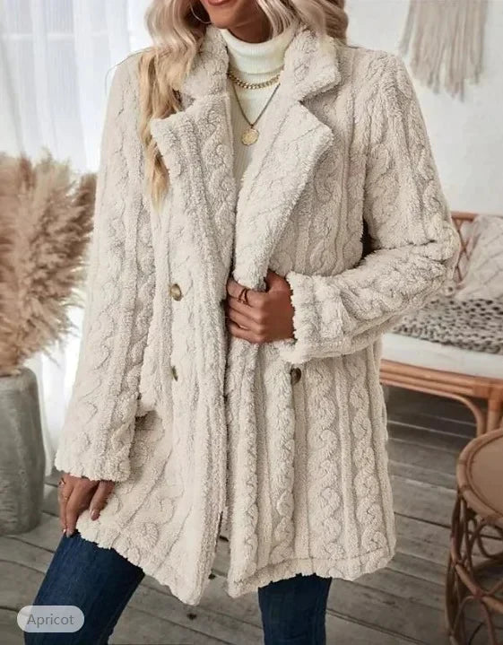 WW | Long, casual coat with collar