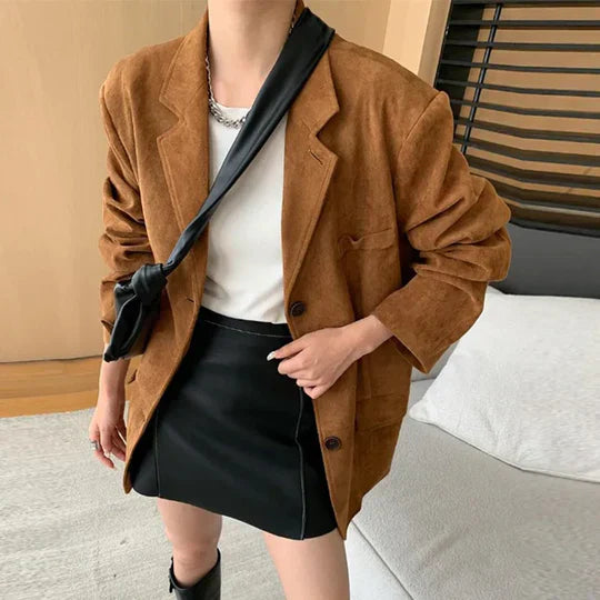WW | Retrojacke - Braun für Damen