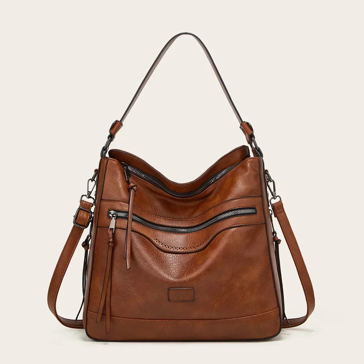 WW | Elegant Leather Shoulder Bag