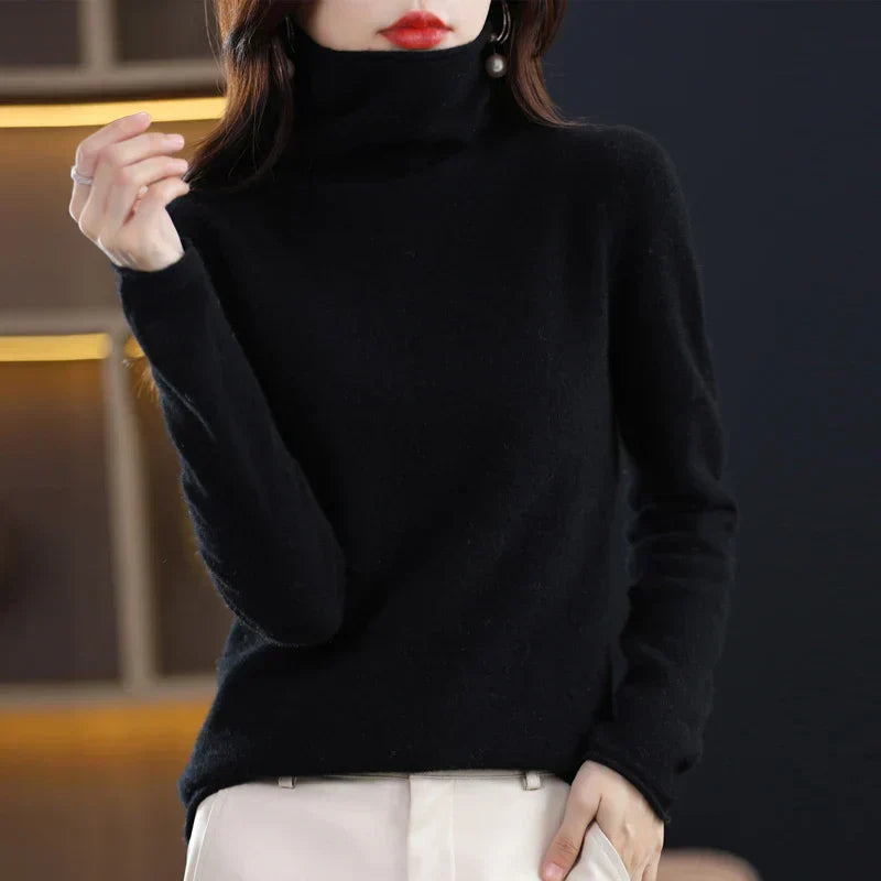 WW | Pullover aus Woll mit Rollkragen