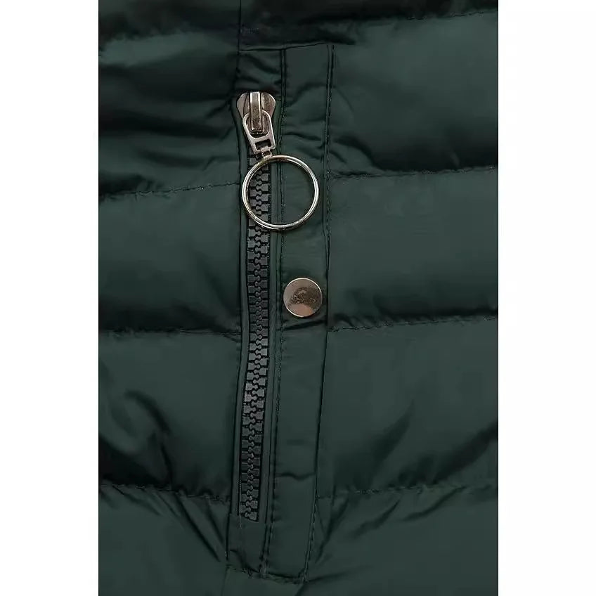 WW - Wintermantel für Damen - Mit Fellkragen, Kapuze und Reißverschluss