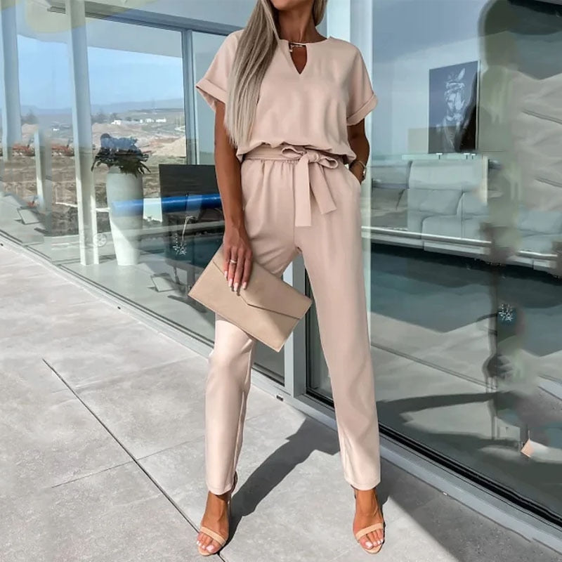 WW | Short-sleeved Jumpsuit | Comfortable and trendy look