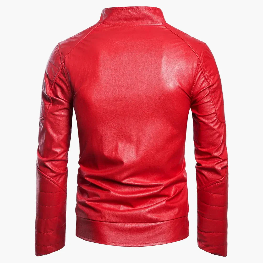 WW | Übergangsjacke im Biker-Stil mit Stehkragen und Rauten-Design - Perfekt für Alltag und Freizeit