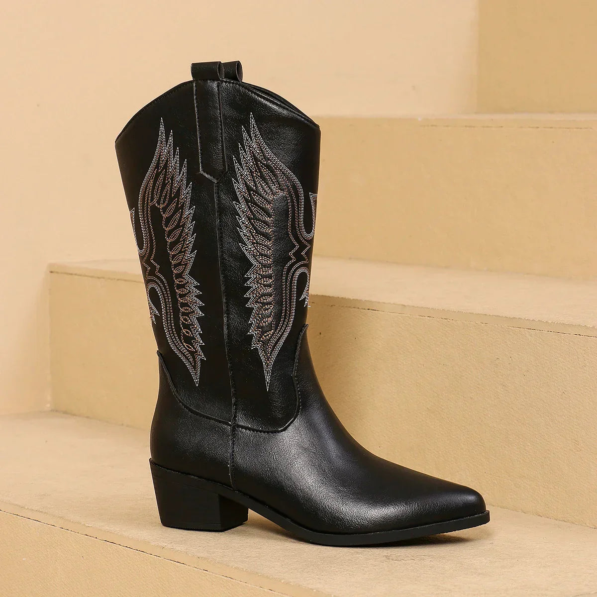WW | Stylische Cowboy Stiefel Für Damen