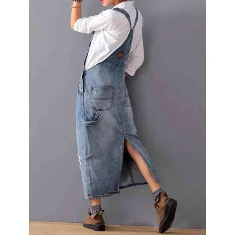 WW | Lässiges Denim Trägerkleid