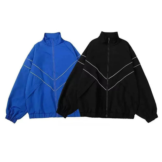 WW | Reißverschluss Übergröße Collegejacke Damenjacke