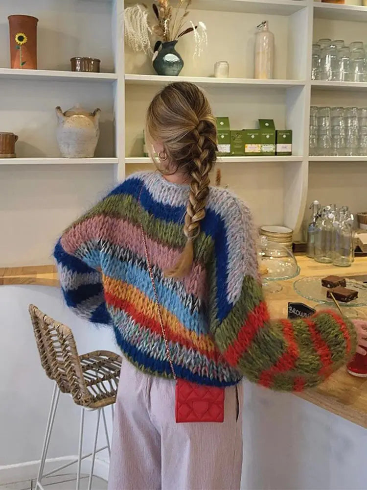 WW | Bunter Pullover geeignet für Damen