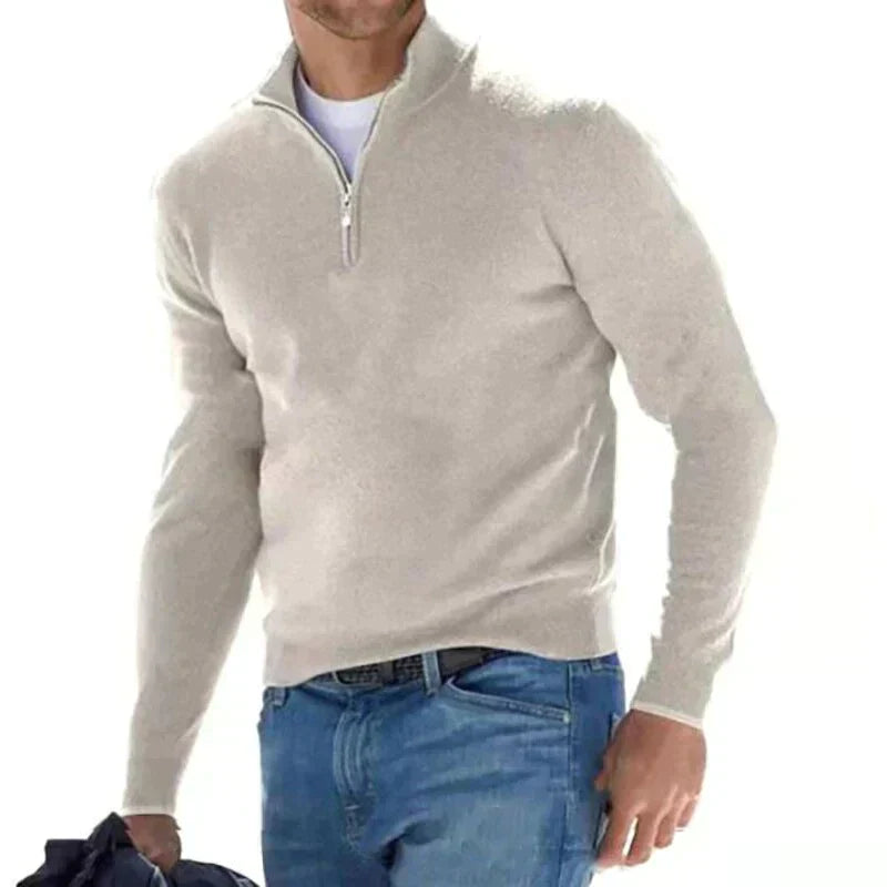 WW | Polo - Fashionable Zipper Pullover for Men