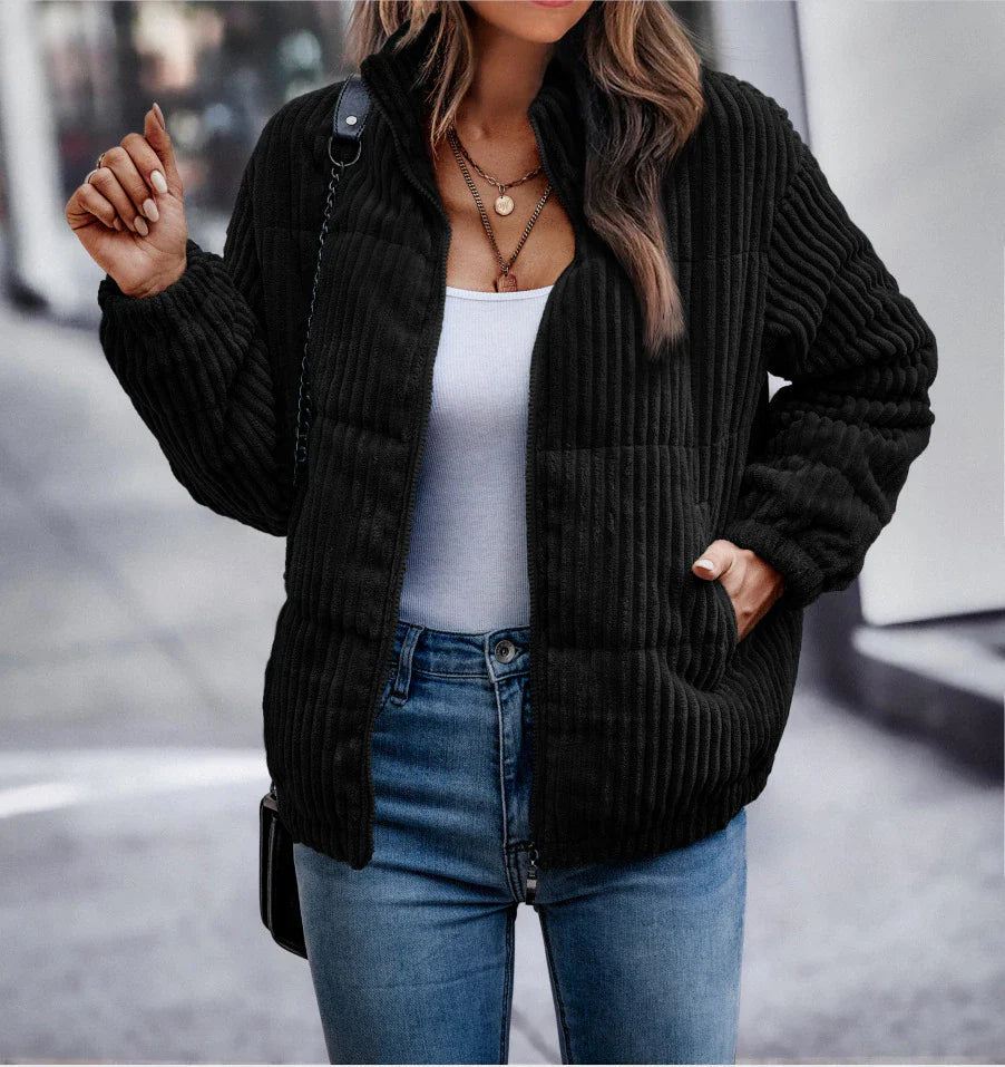 WW | Corduroy Winter Coat for Women