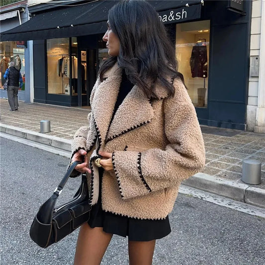 WW | Fleecejacke für Frauen - Beige - Warm und bequem