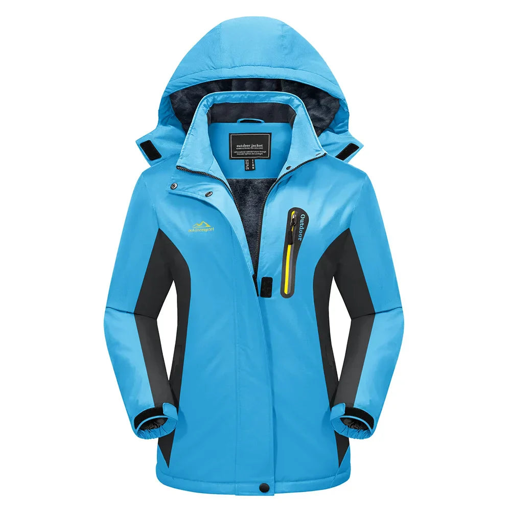 WW | Damen Schneeski-Jacke mit Hoodie-Stil