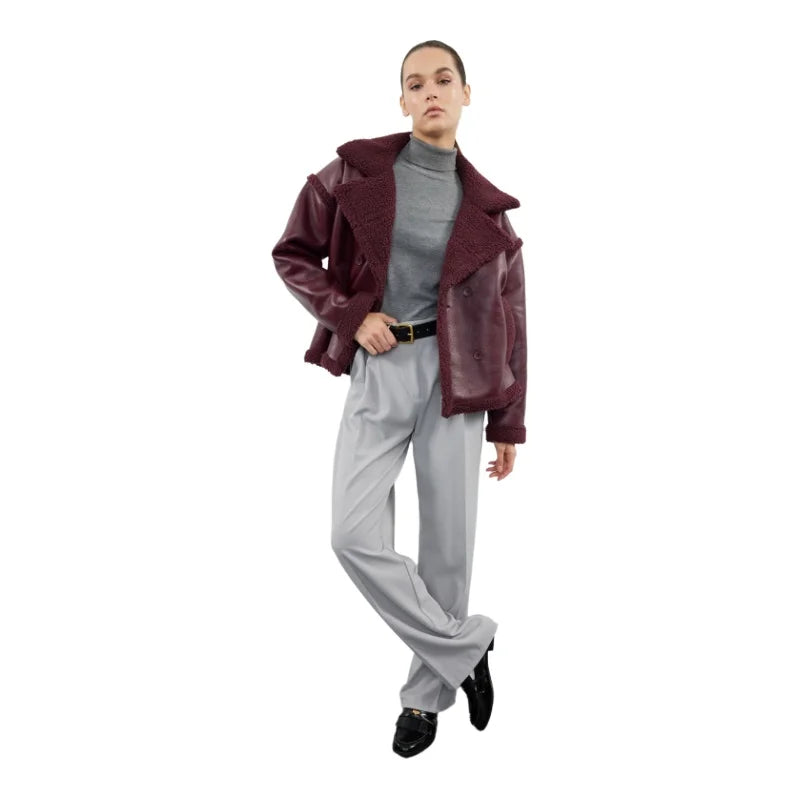WW | Jacke aus Kunstleder