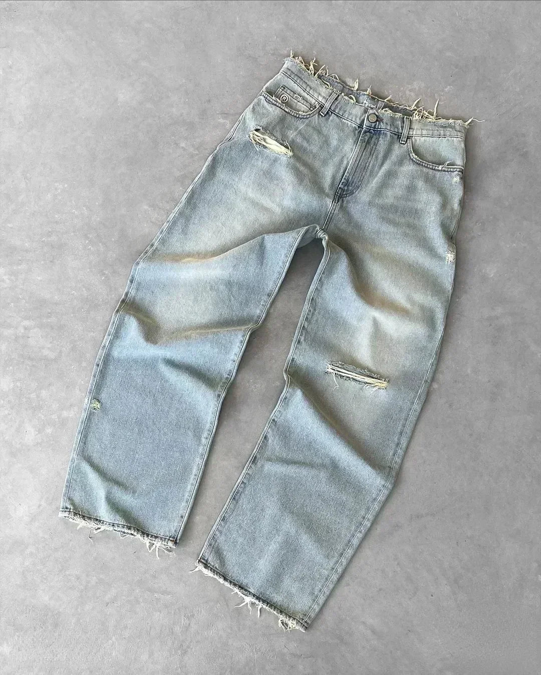 WW | Amerikanische Gewaschene Retro Jeans Für Männer