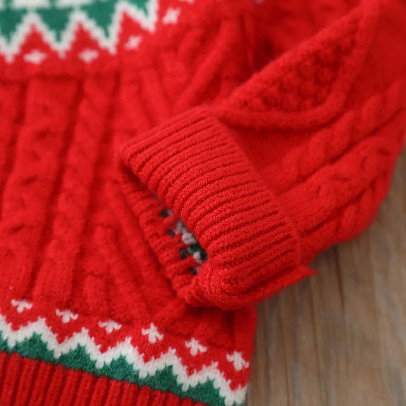 WW | Kinderpullover mit Teddybär - Weicher Plüschpullover für Jungen und Mädchen
