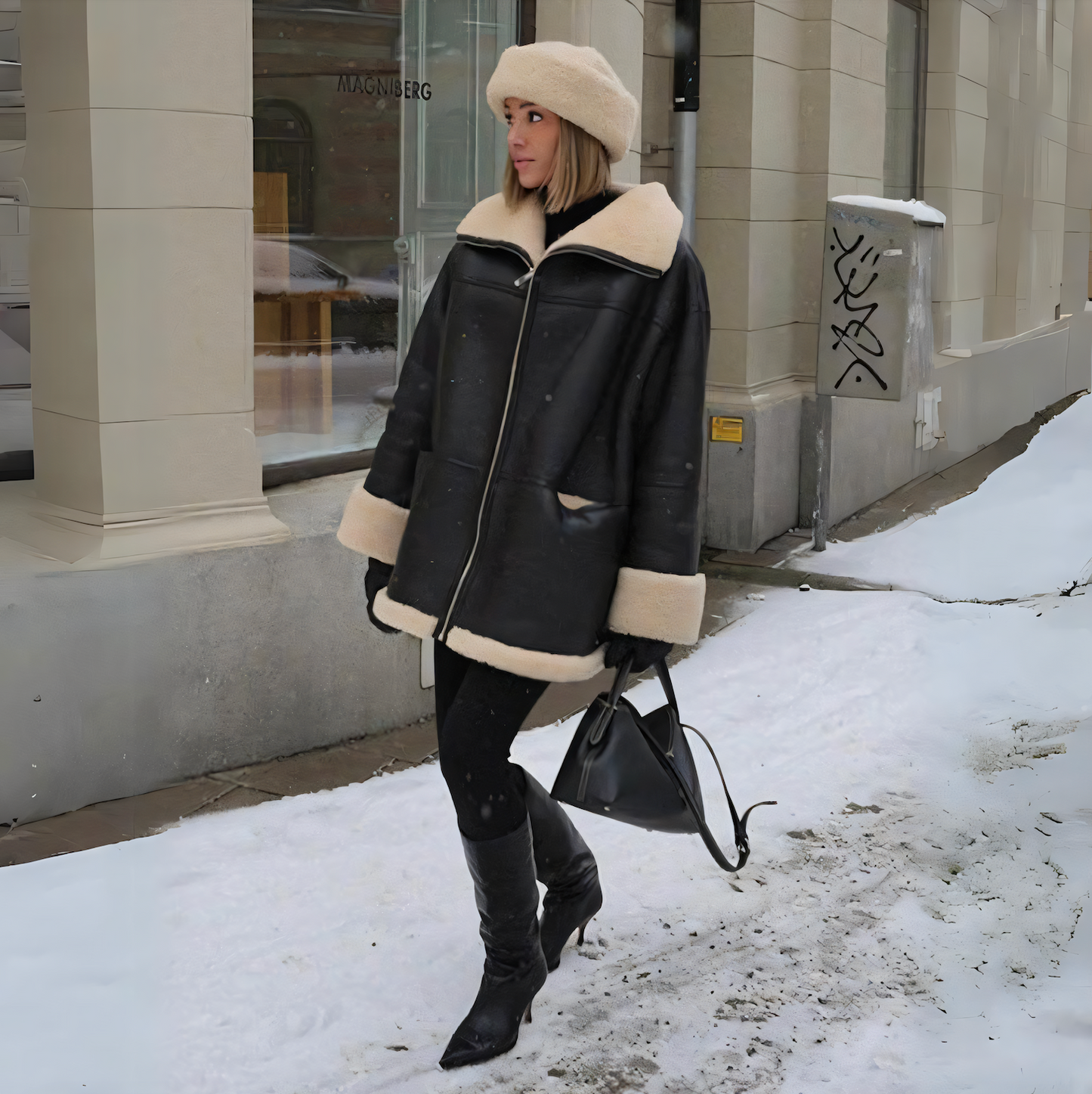 WW | Luxus Winterjacke mit Pelzfutter