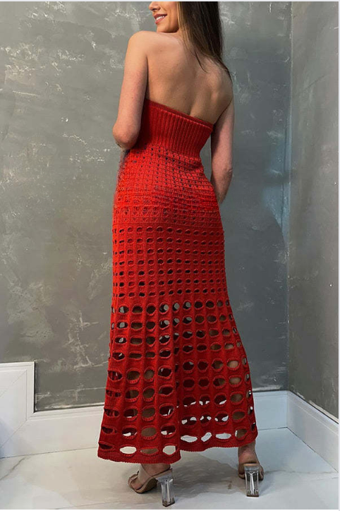 Zuri - Off-the-shoulder maxi dress
