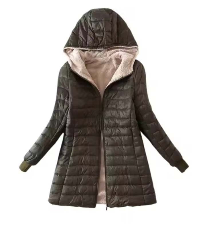 WW | Elegant long black coat for winter