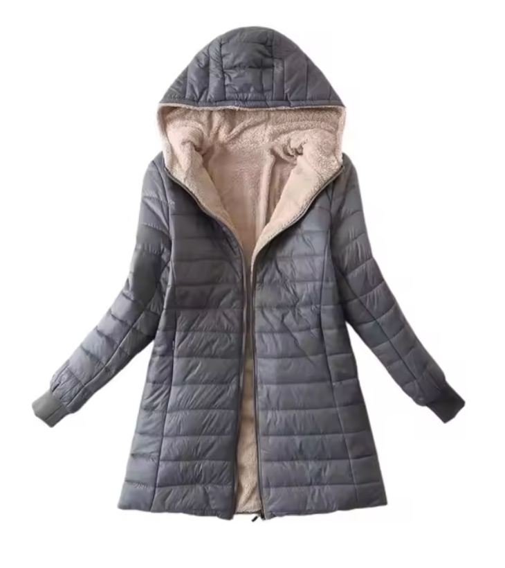 WW | Elegant long black coat for winter