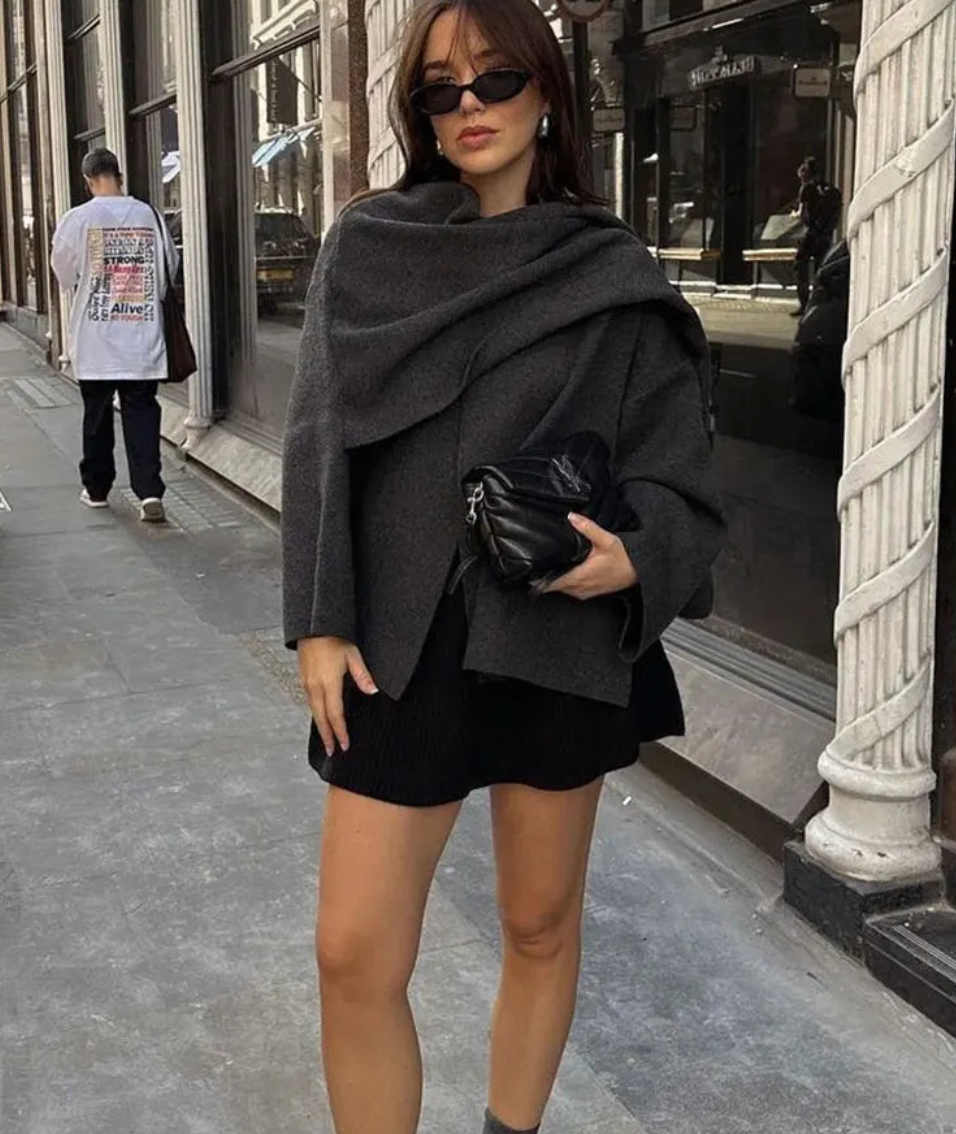 WW | Jacket with Scarf Comfortable and Warm Perfect for Winter