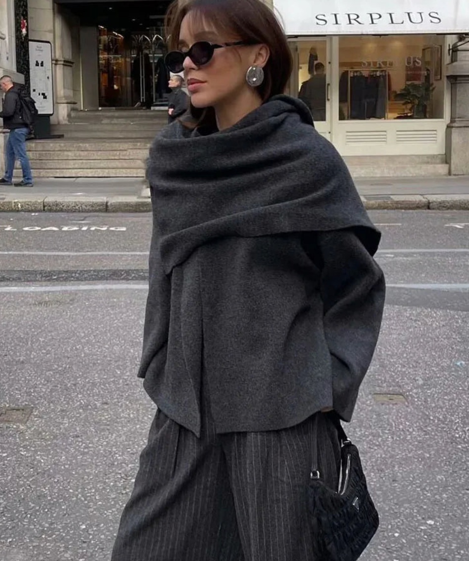WW | Jacket with Scarf Comfortable and Warm Perfect for Winter
