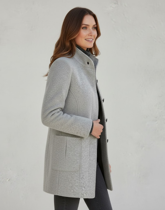 WW | Short Coat Modern Elegant Transition Jacket for Everyday & Business